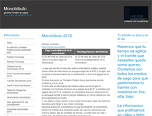 Tablet Screenshot of monotributo.com.ar